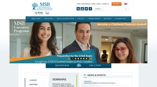 MSB, MEDITERRANEAN SCHOOL OF BUSINESS